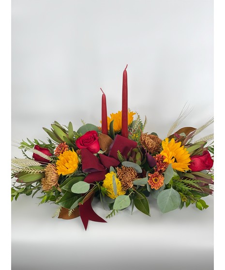 fall flower centerpiece