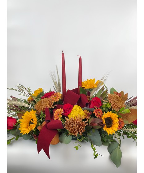 fall flower centerpiece