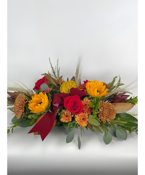 fall flower centerpiece